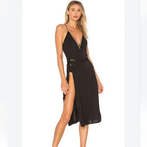 COPY - Ariel Midi Dress in Black H:ours
